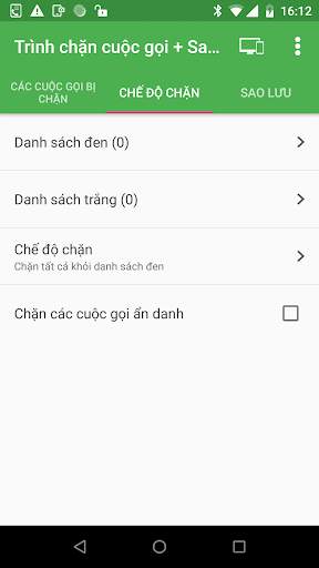 Chặn cuộc gọi và sao lưu cuộc gọi screenshot 2