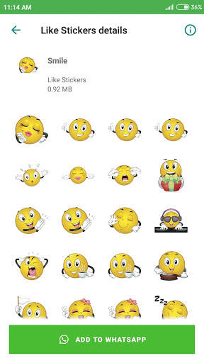 Like Stickers For WhatsApp - WAStickerApps screenshot 5