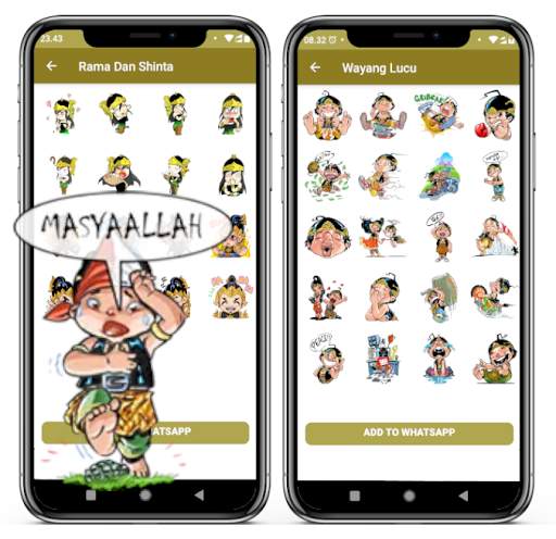 WA StikerApp Wayang Unyu Sticker Wayang Jawa screenshot 4