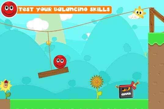 Angry Red Game Ball 4 Roundhit screenshot 3