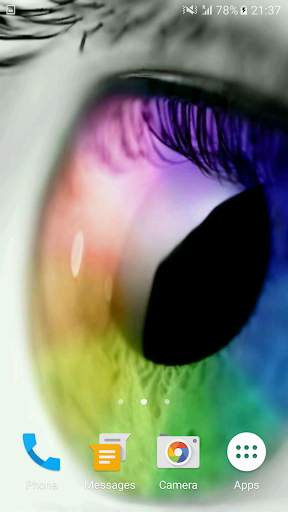 Rainbow Eye 3D Video Wallpaper screenshot 3