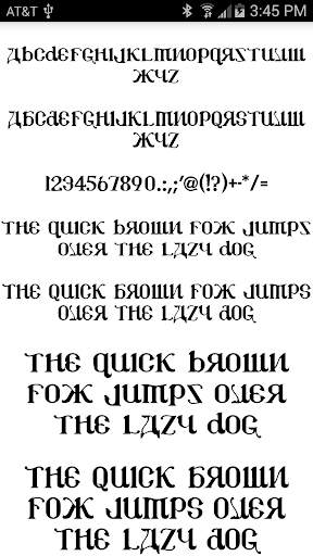 Stylish Fonts for FlipFont screenshot 8