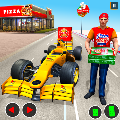 Formula Car Pizza Delivery New Car Driving Game icon