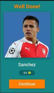 Quiz football player screenshot 2