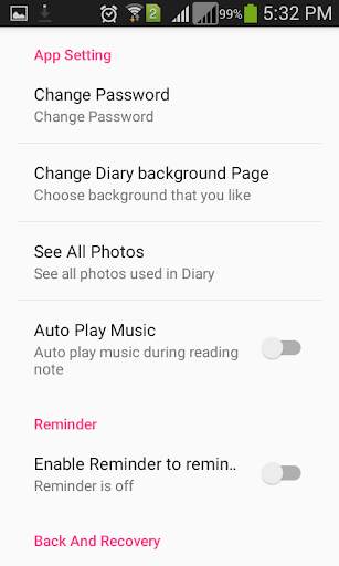 My Diary with a Lock 6 تصوير الشاشة