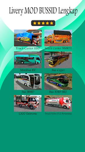 Livery MOD BUSSID Lengkap screenshot 2