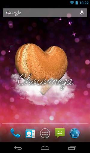 3D Glitter Heart LWP screenshot 2