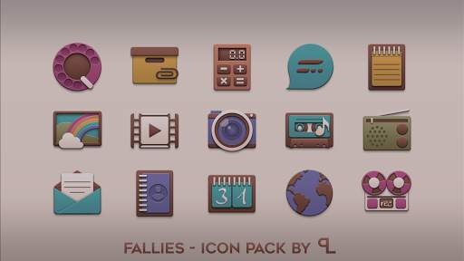 Fallies Icon pack - Chocolat screenshot 1