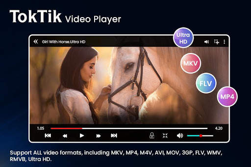 TokTik Video Player : All Format Video Player screenshot 5