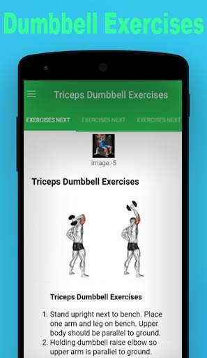 Dumbbell Exercises Free screenshot 11