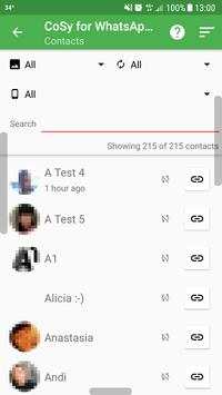 CoSy Contact Sync for WhatsApp (ROOT) screenshot 2