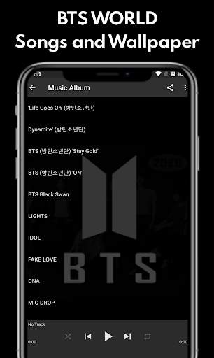 BTS Music Offline with Lyrics - Wallpaper HD screenshot 4