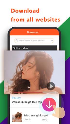 Video downloader app - social HD videos downloader screenshot 1