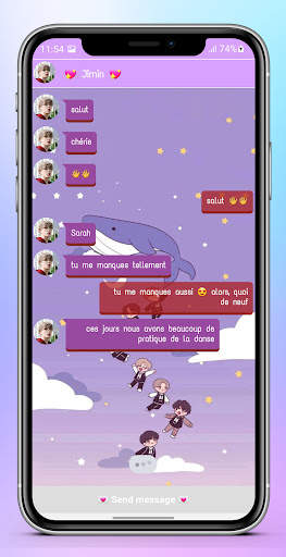 BTS Messenger: Chat Simulation screenshot 5