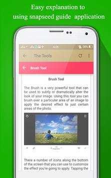 Guide Snapseed 2017 screenshot 5