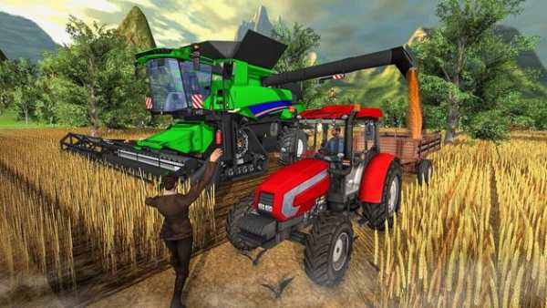 Heavy Duty Farm Tractor Driving: Thresher Machine screenshot 2