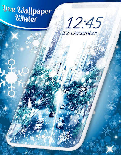 Winter Live Wallpaper ❄️ Frozen Snow Wallpapers screenshot 7