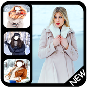 Womens Winter Coats Photo Editor icon