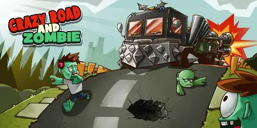 Crazy Road and Zombie screenshot 1