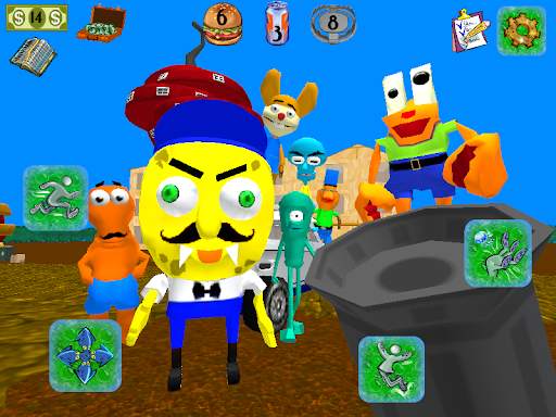 Sponge Neighbor Escape 3D screenshot 9