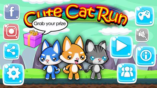 Cute Cat Run - zombie survival screenshot 3