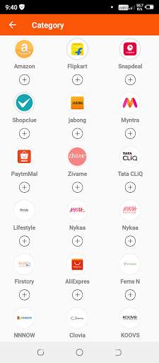 OneTouch 500  Shopping Social News Games Apps screenshot 10
