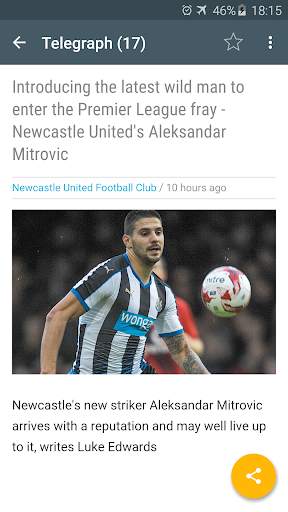 Newcastle Football News screenshot 3