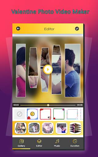 Valentine Photo Video Maker screenshot 4