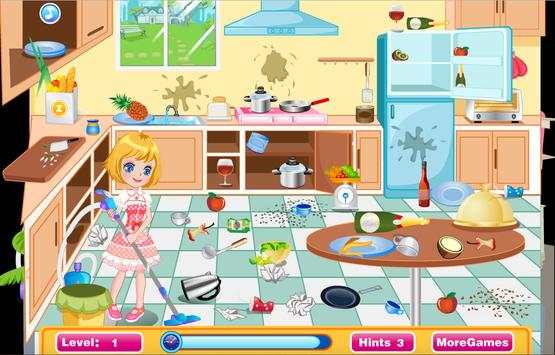 Cleaning House Princess Games - Home Cleanup screenshot 6