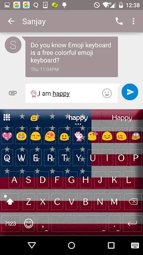 USA Independence Day Theme - Emoji Keyboard screenshot 5