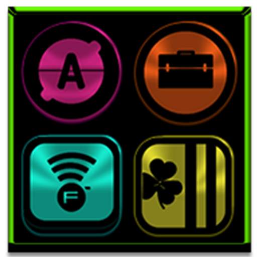 Black and Colors Icon Pack 5.3