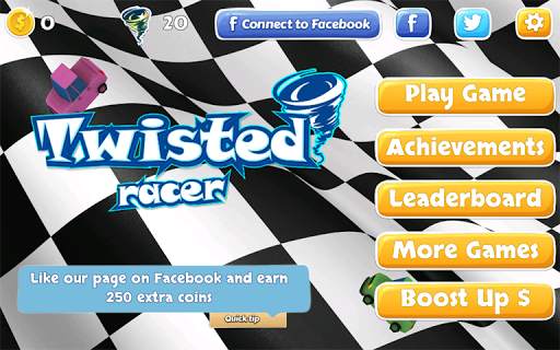 Twisted Racer: Race Car Stunts screenshot 1
