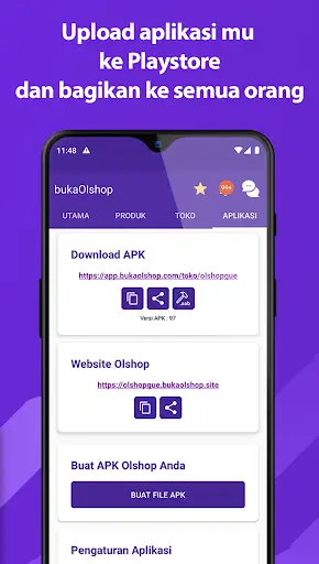 bukaOlshop - Buat App Toko screenshot 3