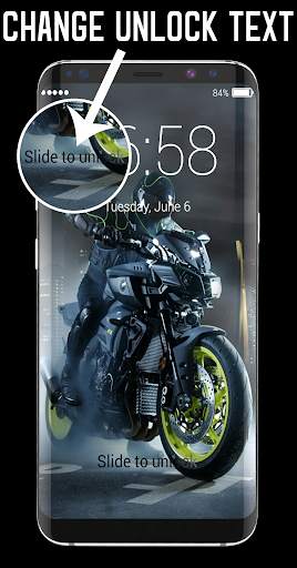 Motorcycle Lock Screen screenshot 2