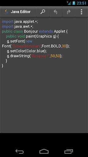 Java Editor 2 تصوير الشاشة