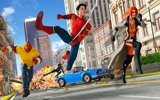 Spider Game Spider Rope Hero screenshot 2
