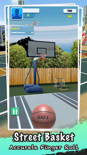 Shooting Basketball-Street Sim Dunk Master Game screenshot 1