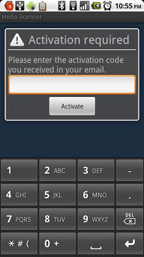 Hello Licenser screenshot 2