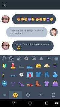 Twemoji for Kika Keyboard screenshot 3