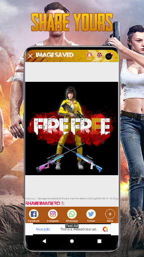 Smoke free-fire Name Art screenshot 6