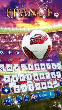 Keyboard Sepakbola Prancis screenshot 2