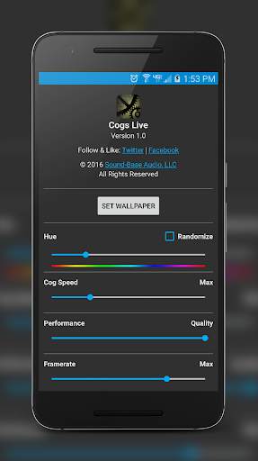 Cogs | Live Wallpaper LWP screenshot 2