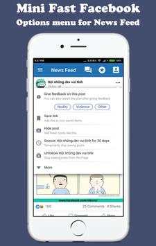 ⚡Mini Fast For Facebook⚡ screenshot 6