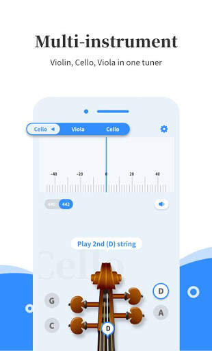 Simply Tuner - Violin, Cello & Viola screenshot 2