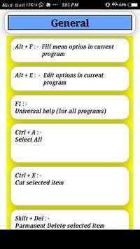 Computer Shortcut key for new learner скриншот 1