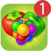 Fruits Crush Match 3 Puzzle - Pop Toys and candies logo