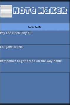 NoteMaker скриншот 3