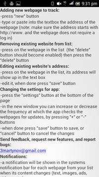 Website Alert 5 تصوير الشاشة