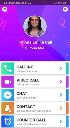Tv Ana Emilia Game Fake Call & Video screenshot 1