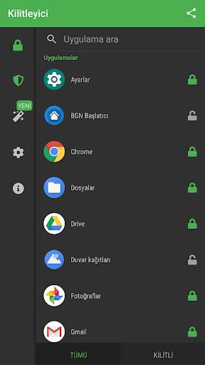 Kilitleyici: Uygulama Kilidi screenshot 1